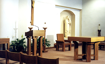 ANDRN & KNAPP - INTERIOR, "St. Margaret Mary Chapel"