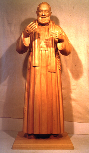 ANDRN & KNAPP - SCULPTURES, "Padre Pio"