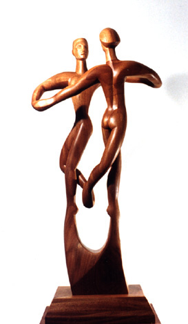 Candace Knapp, "Couple" -sculpture