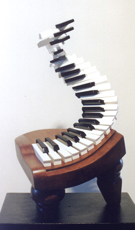Candace Knapp, "Grand Piano #2" - Music Sculpture