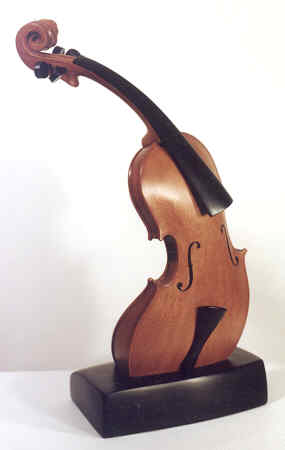 Candace Knapp: "Solo Violin" - sculpture