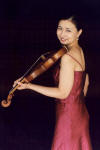 Sha standing in red with violin (1)